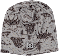 Mütze mit Waldtier-Muster, grau, Gr. 110/116 Mikk-Line