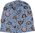 Mütze mit Regenbogen-Muster, blau, Gr. 98/104 Mikk-Line