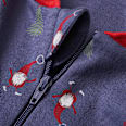 Schlafanzug mit Wichtel-Muster, blau & rot, Gr. 74/80 ALANA