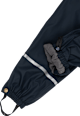 Regenhose  mit Fleece-Futter, blau, Gr. 122/128 Mikk-Line