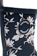 Gummistiefel mit Blumen-Muster, blau, Gr. 24/25 Mikk-Line