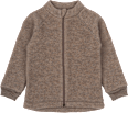 Jacke mit Merinowolle, braun, Gr. 122/128 Mikk-Line