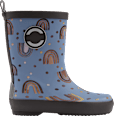Gummistiefel mit Regenbogen-Muster, blau, Gr. 26/27 Mikk-Line