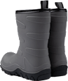Gummistiefel mit Wollfutter, grau, Gr. 28/29 Mikk-Line