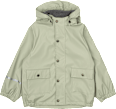 Regenjacke gefüttert, grün, Gr. 122/128 Mikk-Line