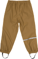 Regenhose mit Fleece-Futter, braun, Gr. 110/116 Mikk-Line