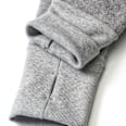 Walkjacke aus Bio-Wolle, grau, Gr. 122/128 ALANA