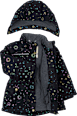 Winterjacke mit Sternen-Muster, blau, Gr. 98/104 Mikk-Line