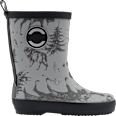 Gummistiefel mit Waldtier-Muster, grau, Gr. 26/27 Mikk-Line