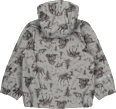 Regenjacke mit Waldtier-Muster, grau, Gr. 86/92 Mikk-Line