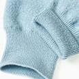 Hose mit Wolle & Mitwachsfunktion, blau, Gr. 62/68 ALANA