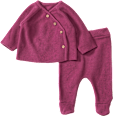 Set mit Wickelshirt & Hose, lila, Gr. 56 ALANA