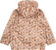 Regenjacke mit Blumen-Muster, braun & rosa, Gr. 122/128 Mikk-Line