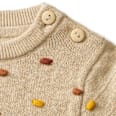 Pullover mit Noppen-Struktur, beige, Gr. 62 ALANA