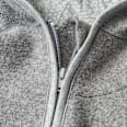 Walkjacke aus Bio-Wolle, grau, Gr. 122/128 ALANA