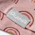 Loop Schal mit Regenbogen-Muster, rosa ALANA