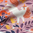 Loop Schal mit Einhorn-Muster, rosa ALANA