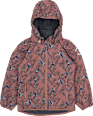 Softshelljacke mit Vogel-Muster, rosa, Gr. 122/128 Mikk-Line