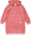 Kleid aus Velours mit Kapuze, rosa, Gr. 116 ALANA