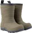 Gummistiefel mit Wollfutter, beige, Gr. 26/27 Mikk-Line