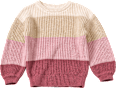 Pullover aus Strick, beige & rosa, Gr. 122 ALANA