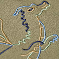 Sweatshirt mit Drachen-Stickerei, grün,, Gr. 128 ALANA