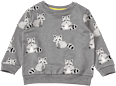 Sweatshirt mit Waschbär-Muster, grau, Gr. 92 ALANA