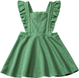 Kleid mit Waffel-Struktur, grün, Gr. 92 ALANA