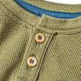 Langarmshirt mit Waffel-Struktur, grün, Gr. 122 ALANA