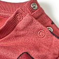 Set mit Sweatshirt & Hose mit Dino-Muster, rot, Gr. 80 ALANA