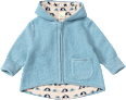 Jacke mit Wolle & Mitwachsfunktion, blau, Gr. 62/68 ALANA