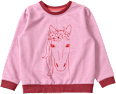 Sweatshirt mit Pferde-Motiv, rosa, Gr. 104 ALANA