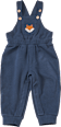 Latzhose mit Fuchs-Stickerei, blau, Gr. 74 ALANA