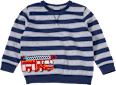 Sweatshirt mit Feuerwehrauto-Applikation, blau, Gr. 98 ALANA