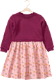 Kleid mit Sweatstoff, lila & rosa, Gr. 110 ALANA