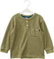 Langarmshirt mit Waffel-Struktur, grün, Gr. 122 ALANA