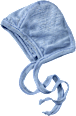 Mütze aus Bio-Wolle und Seide, blau, Gr. 38/39 ALANA