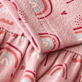Kleid Pro Climate mit Regenbogen-Muster, rosa, Gr. 116 ALANA