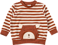 Sweatshirt mit Kängurutasche & 3D-Applikation, braun, Gr. 74 ALANA