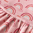 Kleid Pro Climate mit Regenbogen-Muster, rosa, Gr. 74 ALANA
