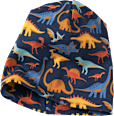 Mütze mit Dino-Muster, blau, Gr. 48/49 ALANA