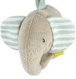 Spieluhr Elefant, blau & grau fehn