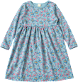 Kleid Pro Climate mit Blumen-Muster, blau, Gr. 110 ALANA