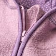 Walkjacke aus Bio-Wolle, fleider & lila, Gr. 122/128 ALANA