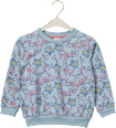 Sweatshirt mit Blumen-Muster, blau, Gr. 98 ALANA
