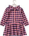 Kleid aus Flanell & mit Karo-Muster, rosa, Gr. 116 ALANA