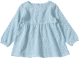 Tunika aus Musselin, blau, Gr. 104 ALANA