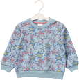 Sweatshirt mit Blumen-Muster, blau, Gr. 86 ALANA