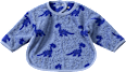 Ärmellätzchen mit Dino-Muster, blau ALANA