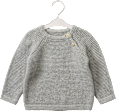Pullover aus Strick, grau, Gr. 74 ALANA